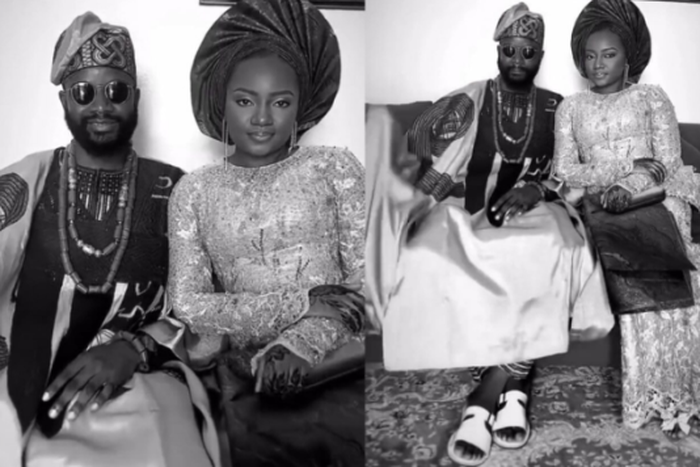 Da Silva and his wife Maryam Laushi [Linda Ikeji's vlog]