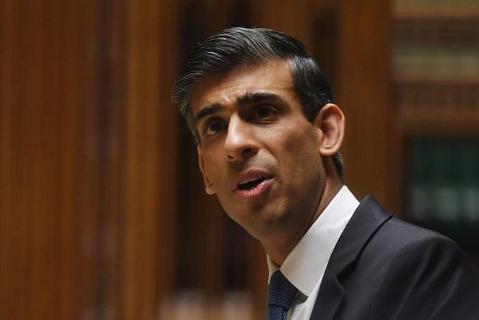 Rishi Sunak speaks in the House of Commons, London, February 3 2022.UK Parliament/Jessica Taylor