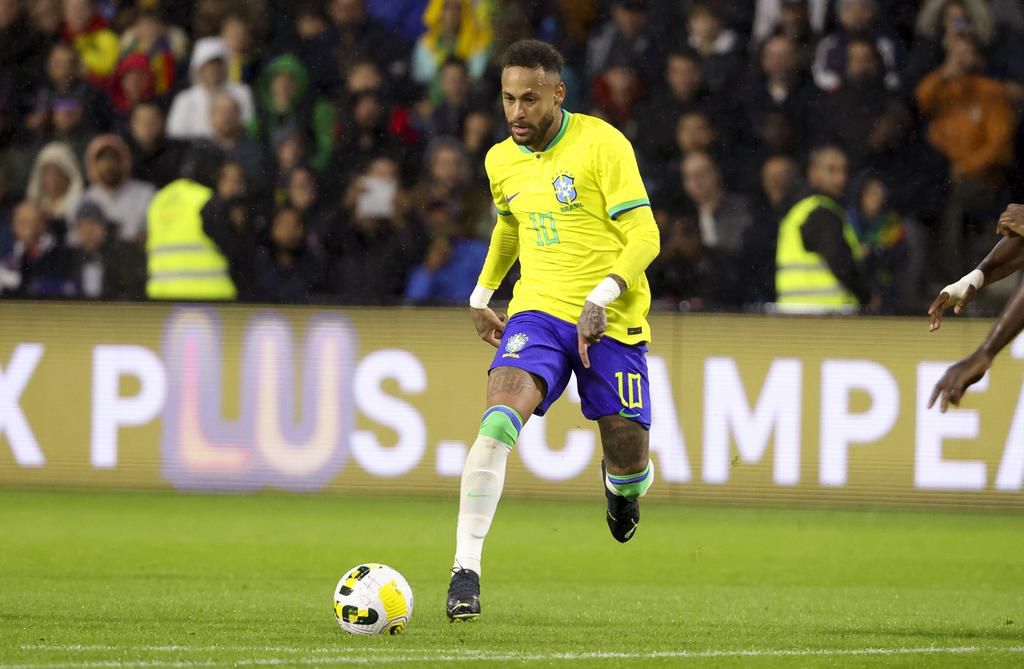 Neymar in action