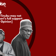 5 indicators that Tinubu may not be enjoying Buhari's full support
