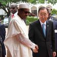 President Muhammadu Buhari meets with UN Secretary General, Ban Ki-Moon on August 24, 2015.