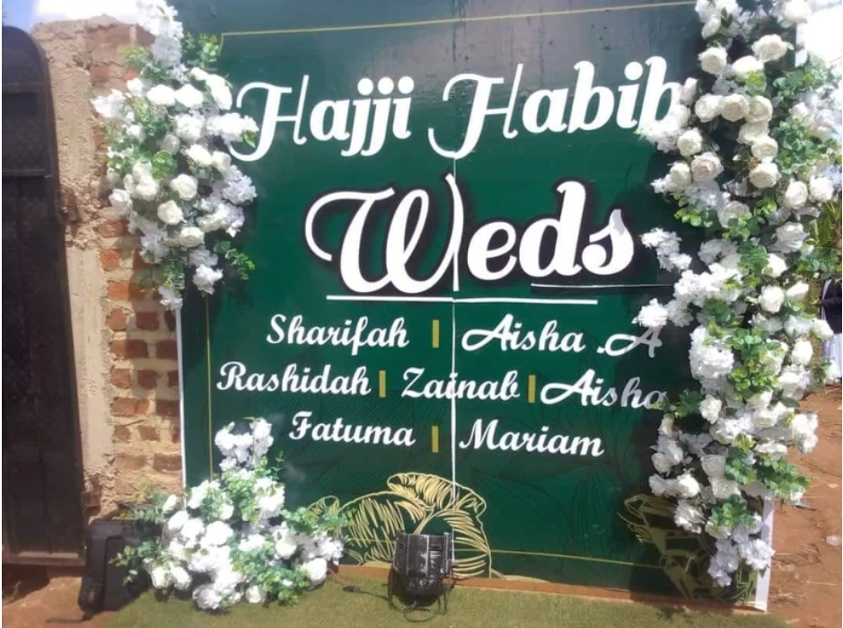 Young man marries 7 women the same day, says he wants to ‘make one big happy family'