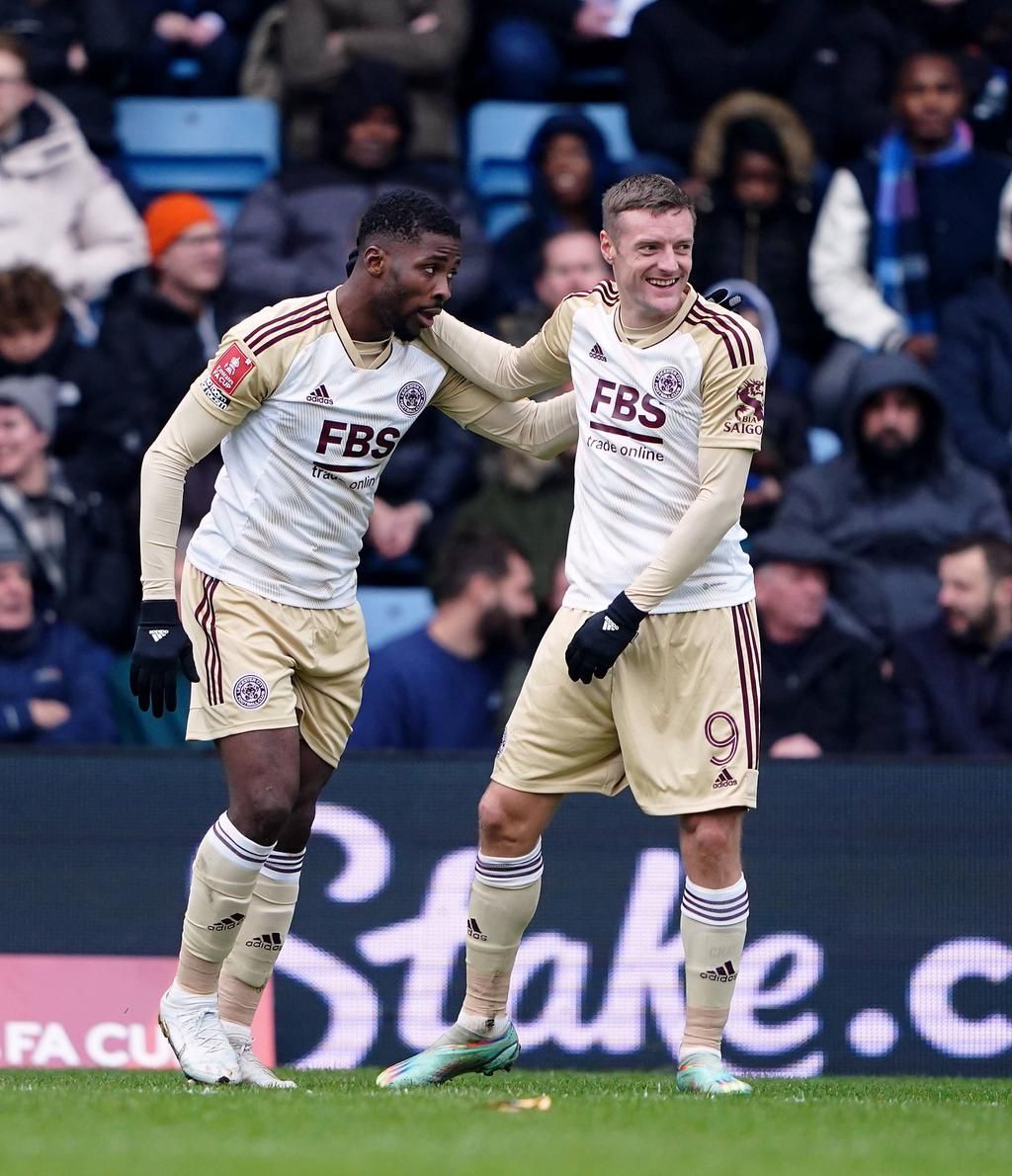 Kelechi Iheanacho celebrates his goal against Gillingham but he has just two starts this season