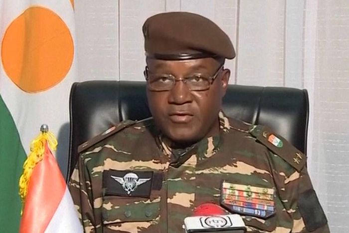 Niger’s coup leader, General Abdourahmane Tiani. [Bloomberg]