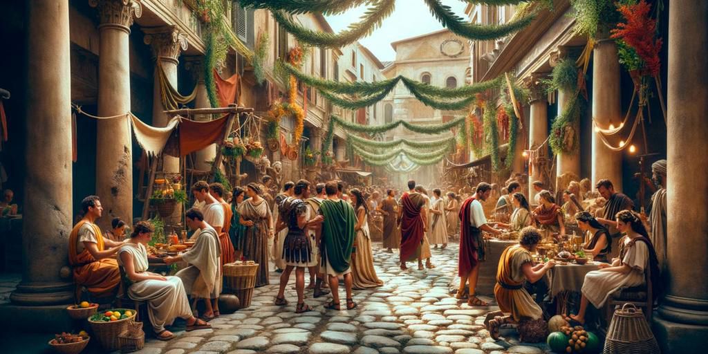 Roman festival of Saturnalia [HistorySkills]