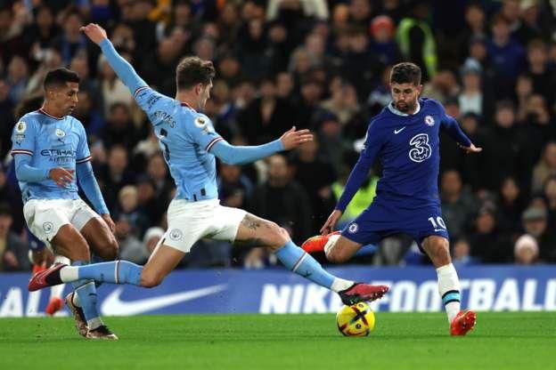 John Stones executed a perfect block to deny Christian Pulisic