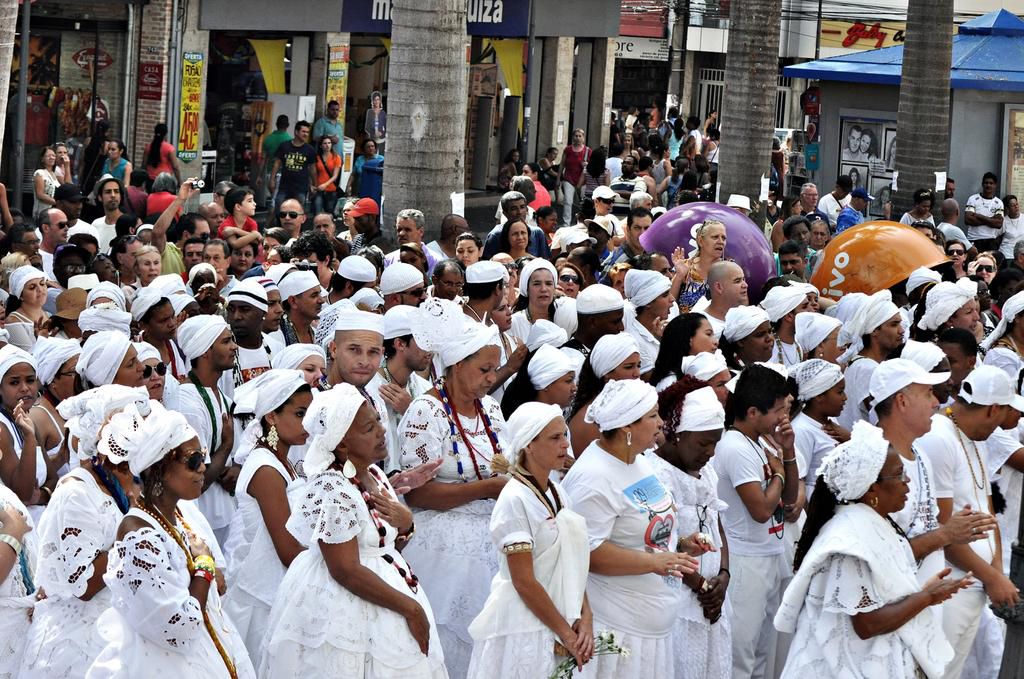 Candomble festivities in Brazil today [Elizabethturp]