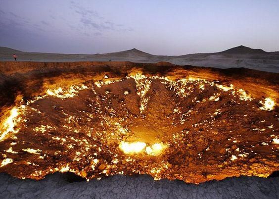 The door to hell in Derweze [Pinterest]