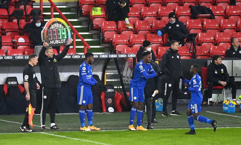 Iheanacho and Ndidi both featured for Leicester City against Nottingham Forest