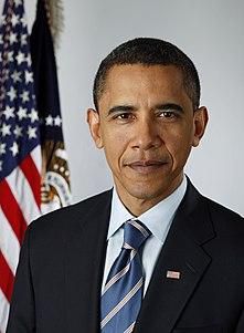 Official portrait of Barack Obama [Wikipedia]
