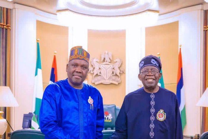 Daniel Bwala and President Bola Tinubu [TVC]