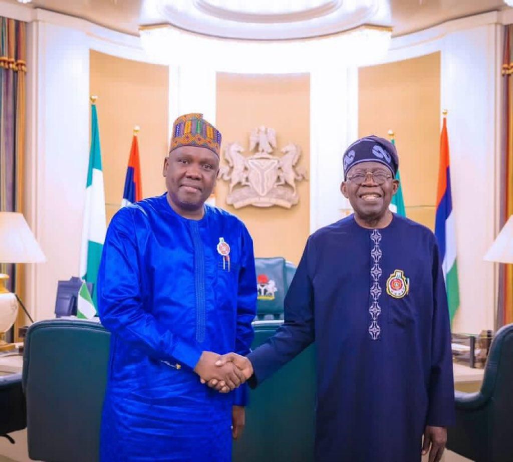 Daniel Bwala and President Bola Tinubu [TVC]