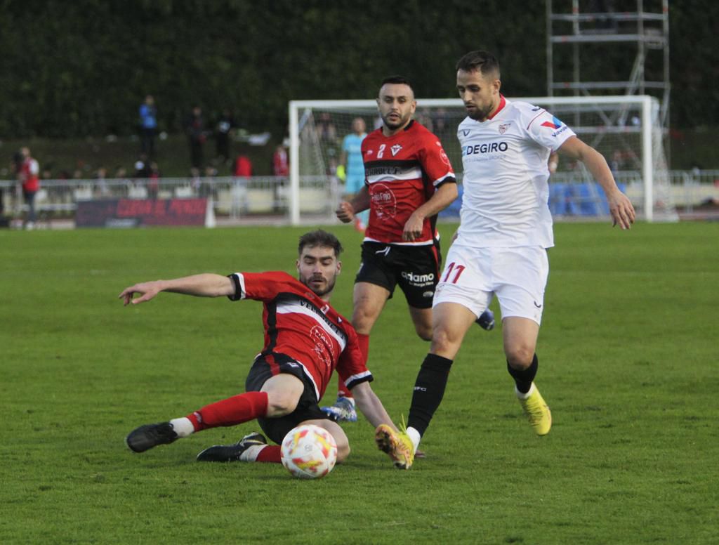 Copa del Rey 2022-23 match between Velarde and Sevilla, played at La Maruca stadium. In this picture, Adnan Januzaj (Sevilla).