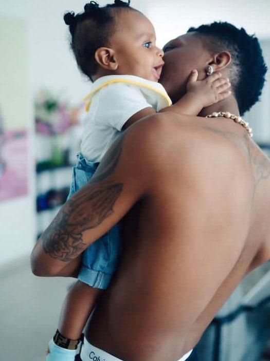 Wizkid shares adorable picture of his 4th son 2