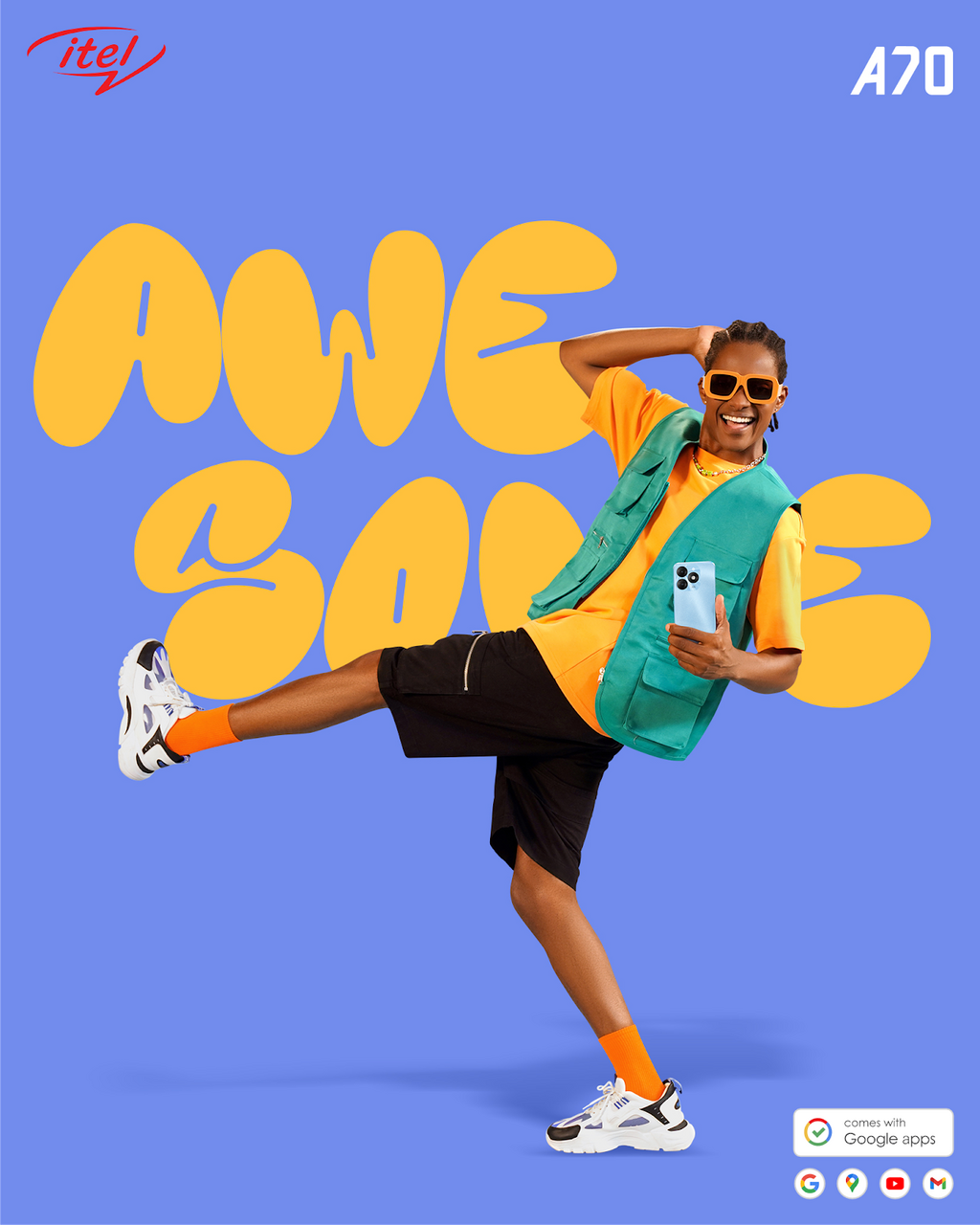 Exploring the awesome itel A70 preloaded with Google apps