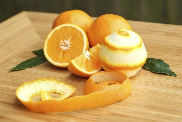 orange peels