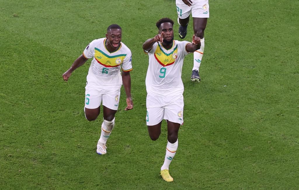 Boulaye Dia opened the scoring for Senegal against Qatar