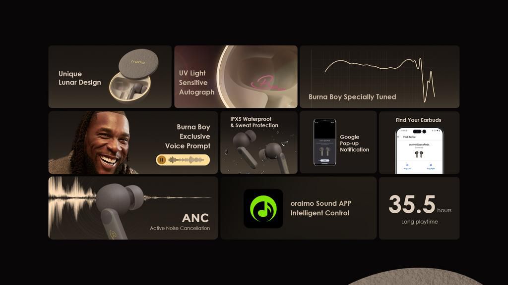 Oraimo x Burna Boy SpacePods