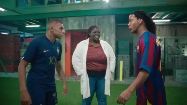 Kylian Mbappe and Ronaldinho in Nike's new World Cup advert