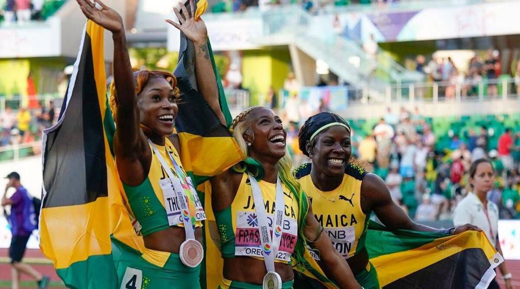 Jamaican 100m clean sweep at the World Championships in Oregon led by Fraser-Pryce