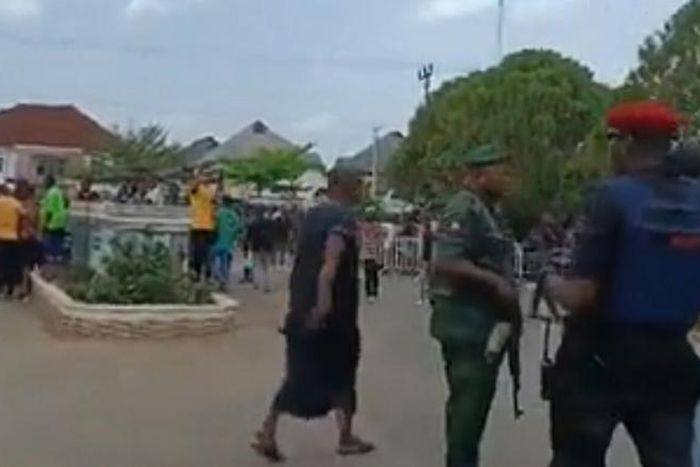 Okowa calls for calm as protest rocks Delta over police killing of trader.