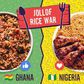 Ghanaian jollof vs Nigerian jollof [bomboclatfestival/facebook]