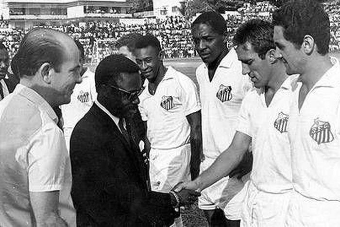 Pele in Nigeria in 1969