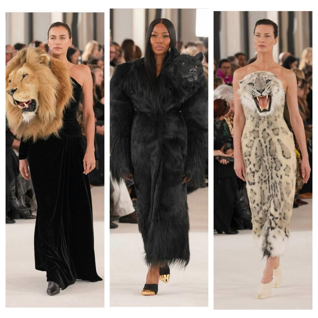 Animals were a dominant image in the show [Twitter]