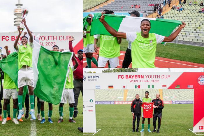 Nigeria beats Japan to win Bayern Youth Cup