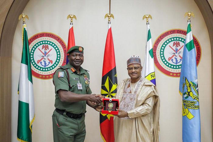 Governor Uba Sani visited the Chief of Army Staff, Major General Taoreed Lagbaja,  in his office at the Army Headquarters in Abuja [Channels TV]
