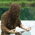 This man was completely covered in bees [Kanyidaily]