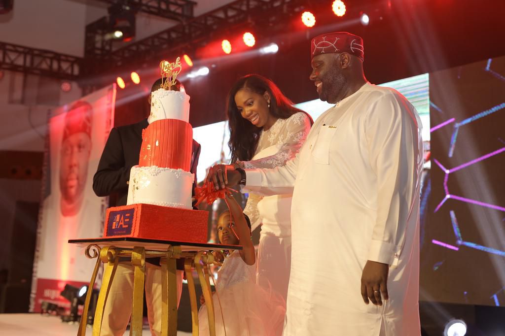 Netanela Ekpeyong and Senator Asuquo Ekpeyong