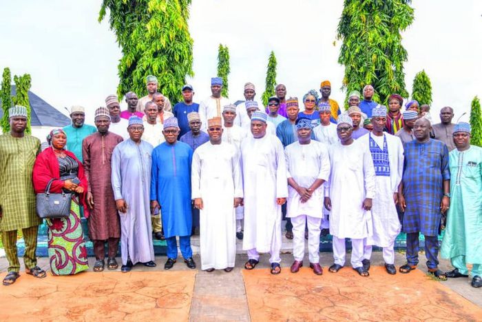 Yahaya Bello receives more PDP defectors ahead of Kogi guber election. [NAN]