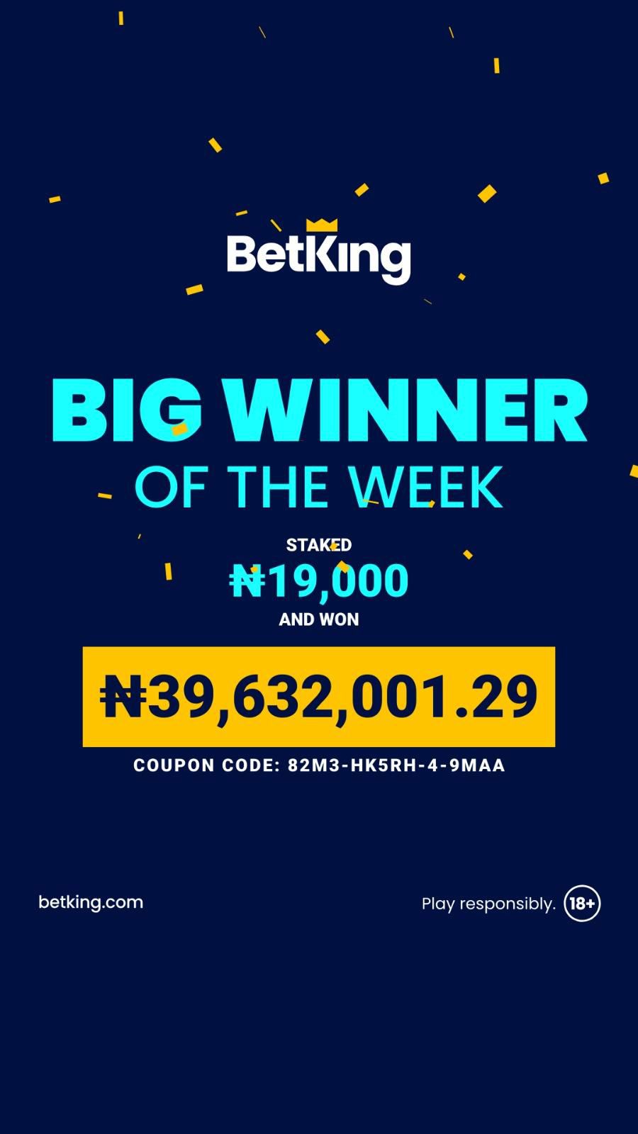 BetKing makes over 140,000 lucky winners millionaires with ₦8bn payout