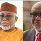 Deputy Governor of Ondo State, Lucky Aiyedatiwa and the State Governor, Rotimi Akeredolu. [Premium Times]