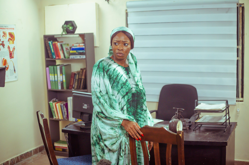 Bolaji Ogunmola on the set of the suspense-gripping title To Love and Protect [ShockNg]