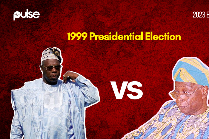 Olusegun Obasanjo and Olu Falae contested in the 1999 presidential election