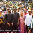 Seyi Tinubu joins Ogun youths' final City Boy Movement campaign in Abeokuta.