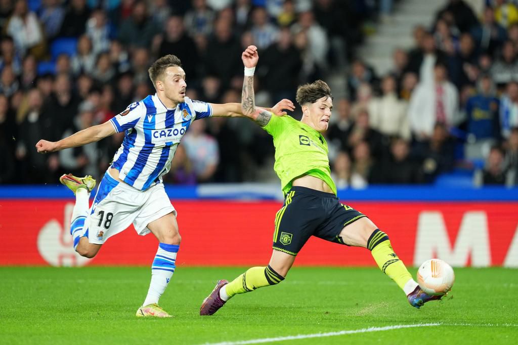 Alejandro Garnacho scored the winner for Manchester United against Real Sociedad