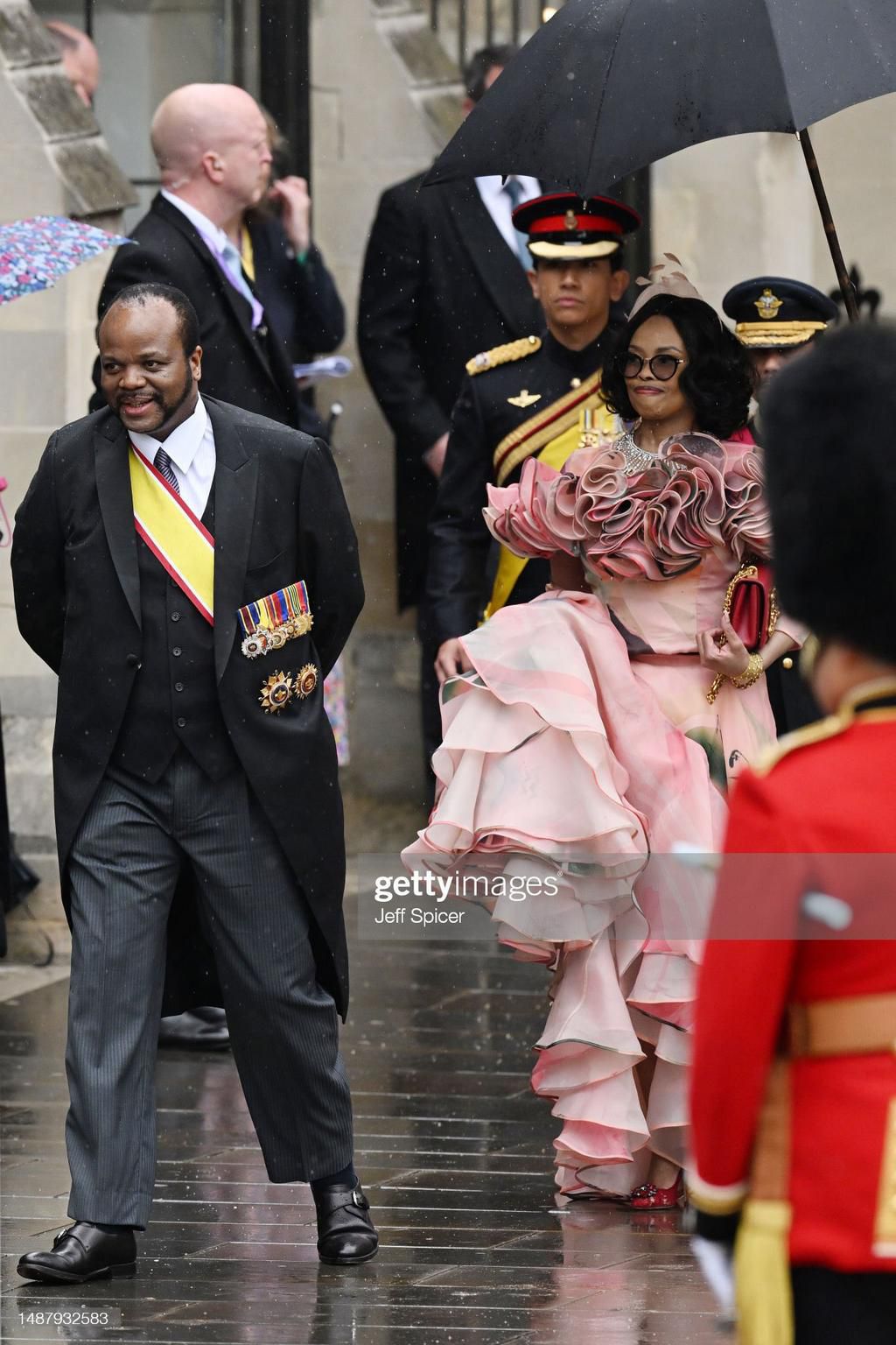 The King and Queen of former Swaziland [Gettyimages]
