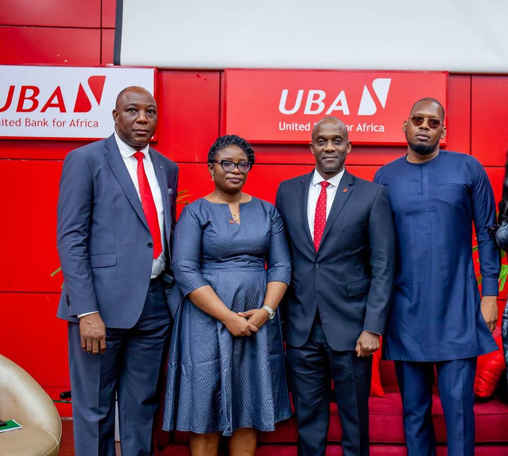 L-R: CEO/Executive Editor, Frontier Africa Reports and Television host, Boason Omofaye; Managing Director/CEO, United Capital Asset Management Plc, Odiri Oginni, CFA;  Head, Transaction Banking, United Bank for Africa (Plc) Osilama Idokogi; and Recordi...