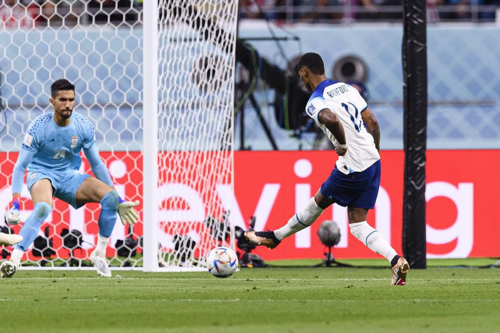 Rashford scored just 49 seconds after he came on against Iran, the third fastest goal by a substitute.