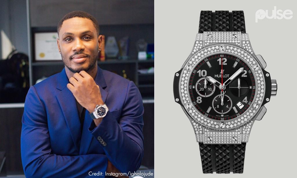 Odion Ighalo's Hublot Big Bang Steel Pavé is currently priced at N22million