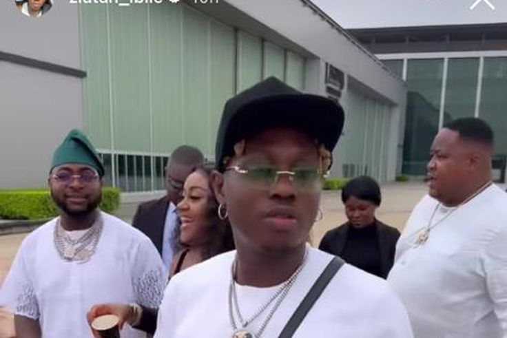 Davido, Zlatan attend Oba of Benin children’s party