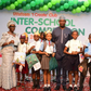 L-R: Permanent Secretary (Rtd) Ministry of the Environment and Water Resources, Lagos State , Mrs Belinda Odeneye; Korede Obadimu, State Primary School, Mangoro; Daniel Taiwo, Peaceville School; Jessica Chinaka, Kayron International School; Group Manag...