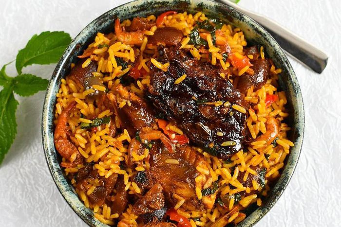 Local-jollof-rice-with palm oil