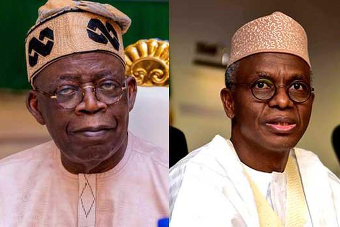 Tinubu and El-Rufai (Credit: Ripples Nigeria)