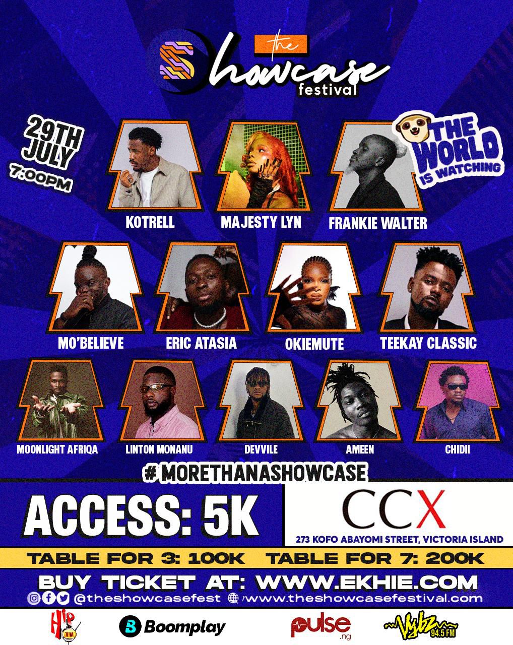 SHOWCASE FEST ARTISTS UPDT