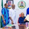 Gov Mbah signs Enugu Electricity Bill into law. [Twitter:@PNMbah]