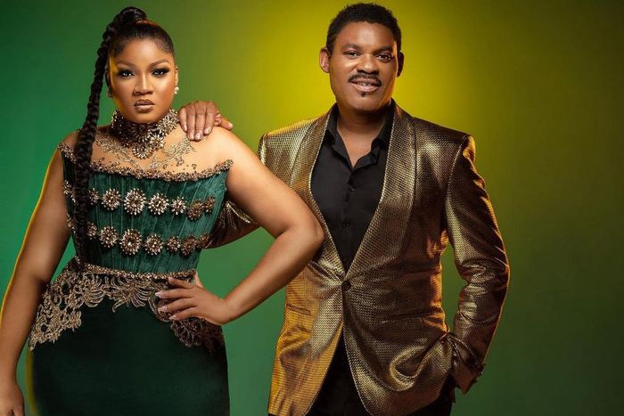 Omotola and Matthew Ekeinde